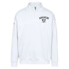 Кофта на короткой молнии Anaheim Ducks Levelwear Murray City Capsule - White
