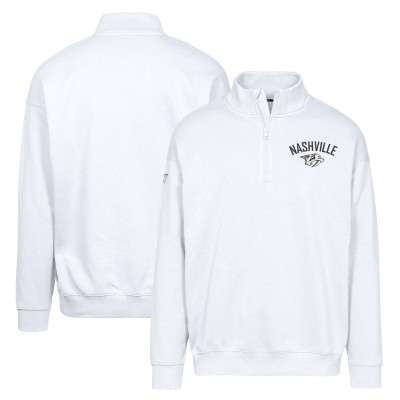Кофта на короткой молнии Nashville Predators Levelwear Murray City Capsule - White