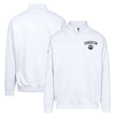 Кофта на короткой молнии Edmonton Oilers Levelwear Murray City Capsule - White
