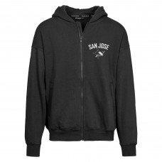 Толстовка на молнии San Jose Sharks Levelwear Uphill City Capsule - Black