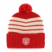 Шапка с помпоном Detroit Red Wings 47 Old Time Hockey Barn Cuffed Knit - Red