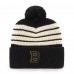 Шапка с помпоном Boston Bruins 47 Black Old Time Hockey Barn Cuffed Knit Шапка с помпоном Boston Bruins 47 Black Old Time Hockey Barn Cuffed Knit