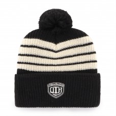 Boston Bruins 47 Black Old Time Hockey Barn Cuffed Knit Hat with Pom