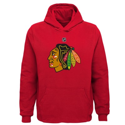 Толстовка Chicago Blackhawks Youth Primary Logo - Red