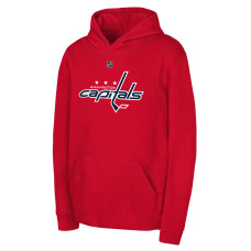 Подростковая Washington Capitals Outerstuff Red Primary Logo Pullover Hoodie Подростковая Washington Capitals Outerstuff Red Primary Logo Pullover Hoodie