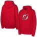 Подростковая New Jersey Devils Red Primary Logo Pullover Hoodie