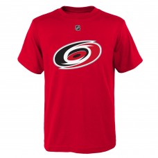 Футболка Подростковая Carolina Hurricanes Red Primary Logo
