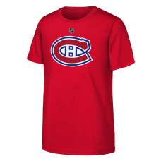 Подростковая Montreal Canadiens Outerstuff Red Primary Logo T-Shirt