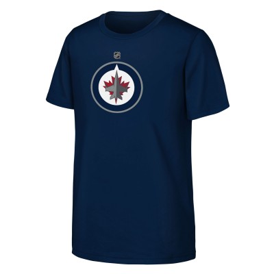 Футболка Подростковая Winnipeg Jets Navy Primary Logo