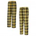 Пижамные штаны Boston Bruins Concepts Sport Gold/Black Region Flannel