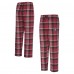 Штаны Colorado Avalanche Concepts Sport Burgundy/Black Region Flannel Sleep