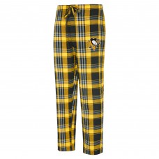 Штаны Pittsburgh Penguins Concepts Sport Gold/Black Region Flannel Sleep Штаны Pittsburgh Penguins Concepts Sport Gold/Black Region Flannel Sleep