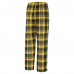Штаны Pittsburgh Penguins Concepts Sport Gold/Black Region Flannel Sleep