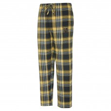 Пижамные штаны Vegas Golden Knights Concepts Sport Gold/Black Region Flannel