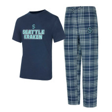 Seattle Kraken Concepts Sport Vector Top & Pants Sleep Set