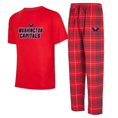 Пижама футболка и штаны Washington Capitals Concepts Sport Vector