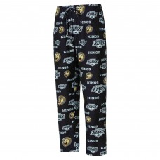 Los Angeles Kings Concepts Sport Black All Over Print Knit Pants