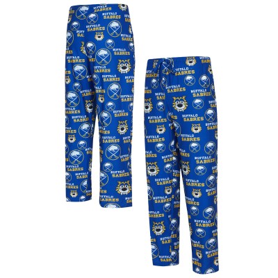Штаны Buffalo Sabres Concepts Sport Royal All Over Print Knit