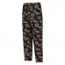 Штаны Boston Bruins Concepts Sport Black All Over Print Knit