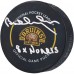 Bobby Orr Boston Bruins Autographed Fanatics Authentic 100th Anniversary Official Game Puck with 8x Norris Inscription