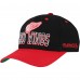 Бейсболка Detroit Red Wings Mitchell & Ness Backside Script Two-Tone Pro Crown - Black/Red Бейсболка Detroit Red Wings Mitchell & Ness Backside Script Two-Tone Pro Crown - Black/Red