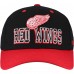 Бейсболка Detroit Red Wings Mitchell & Ness Backside Script Two-Tone Pro Crown - Black/Red