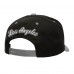 Бейсболка Los Angeles Kings Mitchell & Ness Black/Silver Backside Script Two-Tone Pro Crown