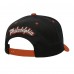 Бейсболка Philadelphia Flyers Mitchell & Ness Black/Orange Backside Script 2-Tone Pro Crown