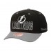Бейсболка Tampa Bay Lightning Mitchell & Ness Black/Gray Backside Script Two-Tone Pro Crown