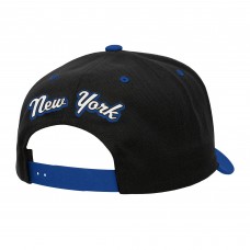 Бейсболка New York Rangers Mitchell & Ness Black/Blue Backside Script 2-Tone Pro Crown Бейсболка New York Rangers Mitchell & Ness Black/Blue Backside Script 2-Tone Pro Crown