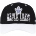 Бейсболка Toronto Maple Leafs Mitchell & Ness Black/White Backside Script Two-Tone Pro Crown