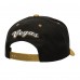 Бейсболка Vegas Golden Knights Mitchell & Ness Black/Gold Backside Script Two-Tone Pro Crown