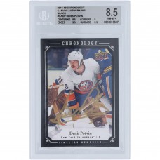 Denis Potvin New York Islanders Autographed 2018-19 Upper Deck Chronology Canvas Black #CA-DP #1/1 BGS Authenticated 8.5 Card - 9.5,8,9.5,8.5 Subgrades Denis Potvin New York Islanders Autographed 2018-19 Upper Deck Chronology Canvas Black #CA-DP #1/1 BGS Authenticated 8.5 Card - 9.5,8,9.5,8.5 Subgrades