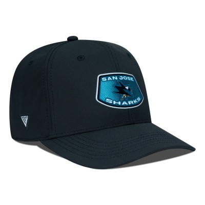Бейсболка San Jose Sharks Levelwear Black Rise Skylight