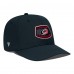 Бейсболка Carolina Hurricanes Levelwear Black Rise Skylight