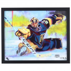 Marc-Andre Fleury Vegas Golden Knights Fanatics Authentic Framed 16 x 20 Embellished Canvas Giclee Print - Art by Steven Walden
