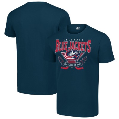 Футболка Columbus Blue Jackets Starter Team Logo Graphic - Navy