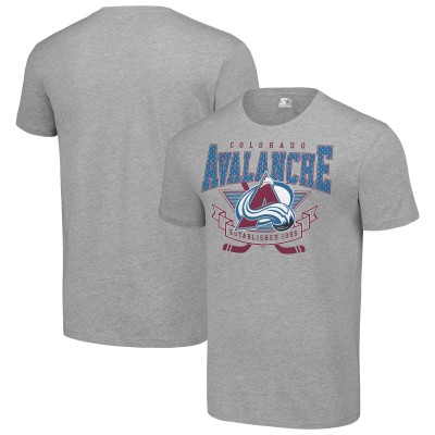 Футболка Colorado Avalanche Starter Team Logo Graphic - Heather Gray