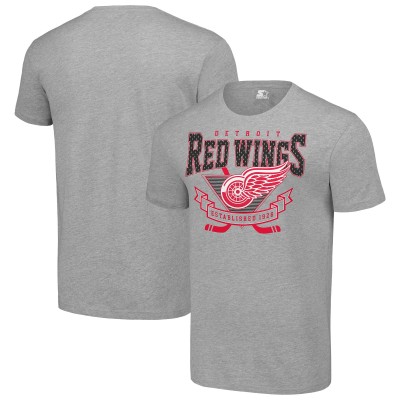 Футболка Detroit Red Wings Starter Team Logo Graphic - Heather Gray