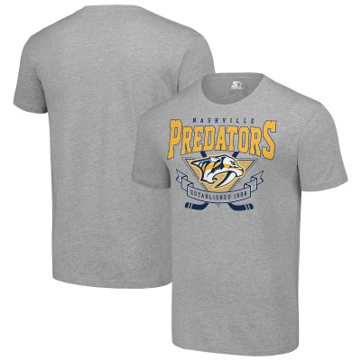 Футболка Nashville Predators Starter Team Logo Graphic - Heather Gray