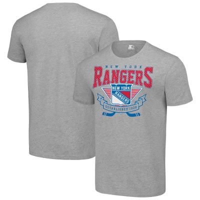 Футболка New York Rangers Starter Team Logo Graphic - Heather Gray