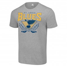 Футболка St. Louis Blues Starter Team Logo Graphic - Heather Gray
