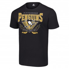 Pittsburgh Penguins Starter Black Team Logo Graphic T-Shirt