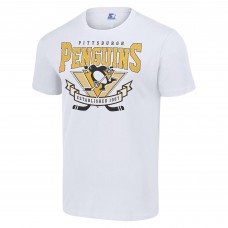 Pittsburgh Penguins Starter White Team Logo Graphic T-Shirt Pittsburgh Penguins Starter White Team Logo Graphic T-Shirt