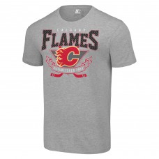 Футболка Calgary Flames Starter Team Logo Graphic - Heather Gray