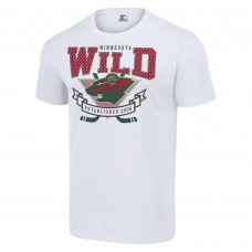 Футболка Minnesota Wild Starter White Team Logo Graphic