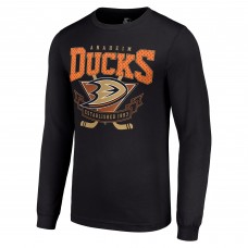 Футболка с длинным рукавом Anaheim Ducks Starter Team Logo Graphic - Black