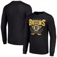 Футболка с длинным рукавом Boston Bruins Starter Team Logo Graphic - Black