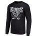 Los Angeles Kings Starter Black Team Logo Graphic Long Sleeve T-Shirt
