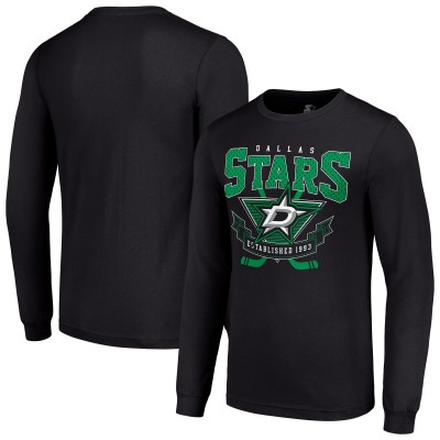 Футболка с длинным рукавом Dallas Stars Starter Team Logo Graphic - Black